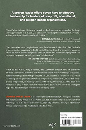 The SpiritDriven Leader: Seven Keys to Succeeding under Pressure,Used