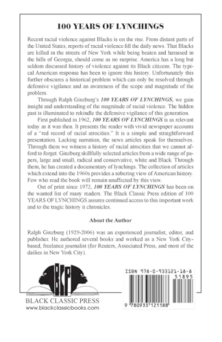 100 Years of Lynchings