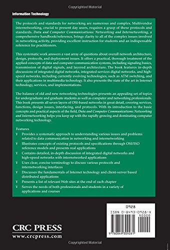Data and Computer Communications: Networking and Internetworking,Used