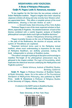 Madhyamika and Yogacara: A Study of Mahayana Philosophies (Suny Series in Buddhist Studies),New