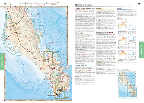 Baja California Road and Recreation Atlas  2nd Edition, 2024 (Benchmark),Used