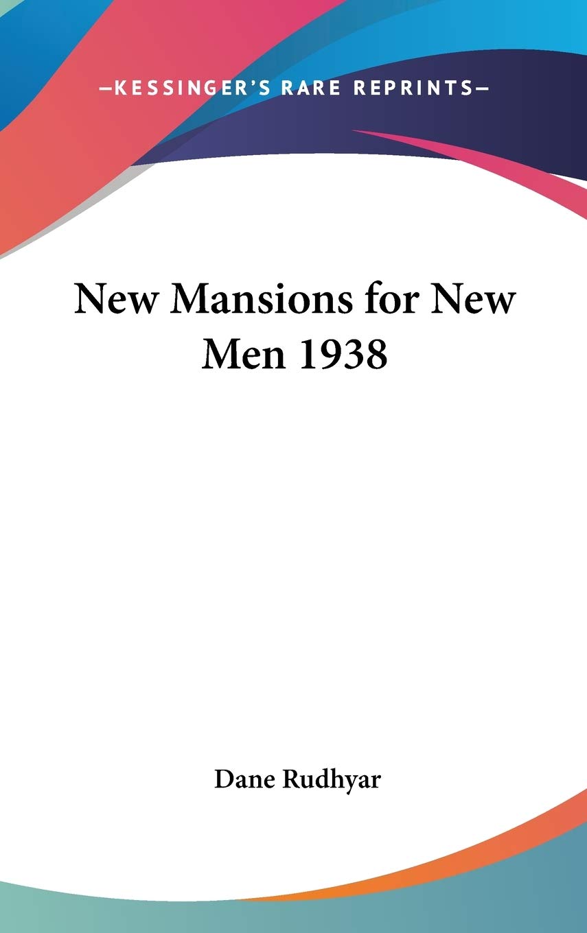 New Mansions for New Men 1938,New