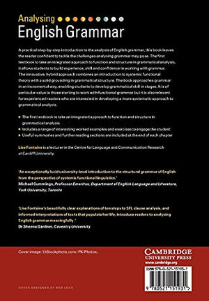 Analysing English Grammar: A Systemic Functional Introduction,Used