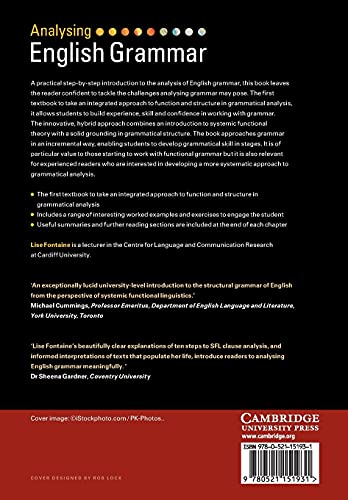 Analysing English Grammar: A Systemic Functional Introduction,Used