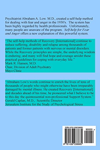 SelfHelp For Fear And Anger: The Recovery Method (Selfhelp for Fear and Anger (abridged)),New