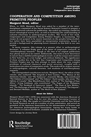 Cooperation and Competition Among Primitive Peoples,Used