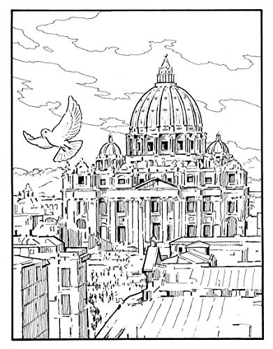 Popes Coloring Book (Dover Religious Coloring Book),Used