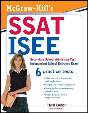 McGrawHill's SSAT/ISEE: Secondary School Admission Test, Independent School Entrance Exam,Used