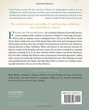 Social Theory: Roots and Branches,New