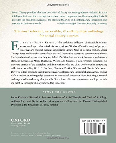 Social Theory: Roots and Branches,Used