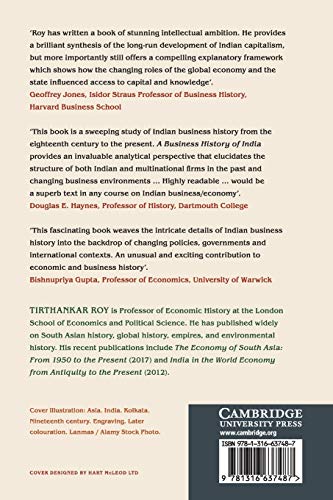 A Business History of India: Enterprise and the Emergence of Capitalism from 1700,Used