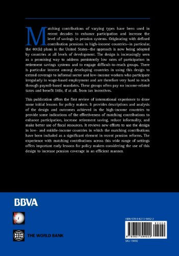 Matching Contributions for Pensions: A Review of International Experience,Used