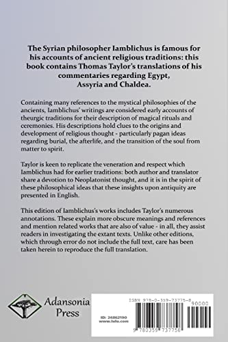 Iamblichus on the Mysteries of the Egyptians, Chaldeans, and Assyrians: The Complete Text,Used