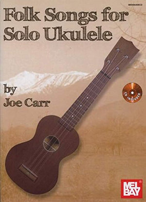 Folk Songs For Solo Ukulele Book/Cd Set,Used