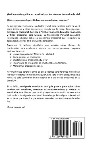 Inteligencia emocional: Aprende a Percibir Emociones, Entender Emociones, y Dirigir Emociones para Mejorar su Crecimiento Person,Used