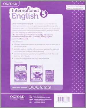 Oxford International Primary English Student Workbook 5,Used