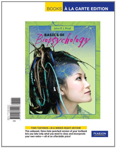 Basics of Biopsychology, Books a la Carte Edition,Used