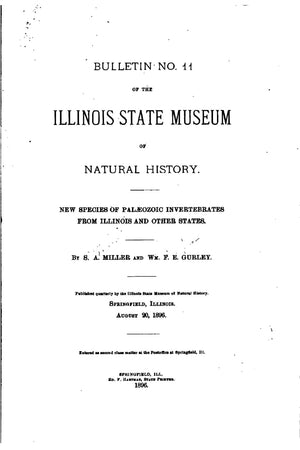 New Species of Palaeozoic Invertebrates from Illinois and Other States,Used
