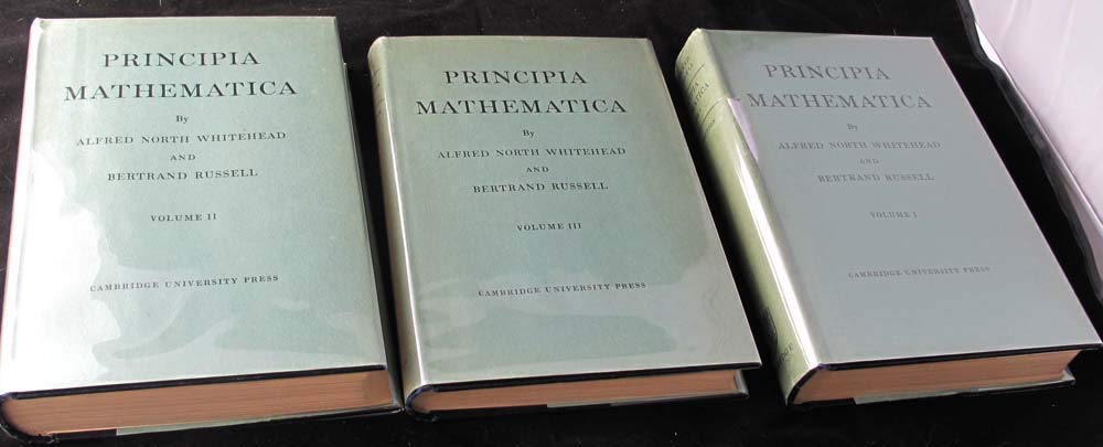 Principia Mathematica 3 Volume Set,New