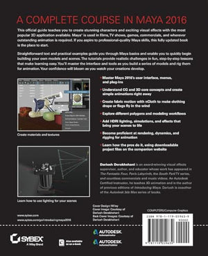 Introducing Autodesk Maya 2016: Autodesk Official Press,Used
