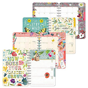 Katie Daisy 2022 Weekly Planner: OntheGo 17Month Calendar with Pocket (Aug 2021  Dec 2022, 5  x 7  closed): Wild Beauty