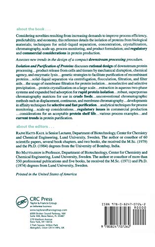Isolation and Purification of Proteins (Biotechnology & Bioprocessing),Used