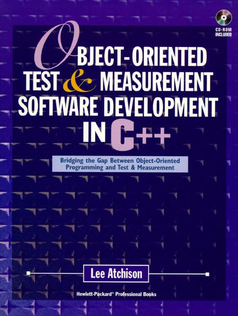 ObjectOriented Test & Measurement Software Development in C++,Used