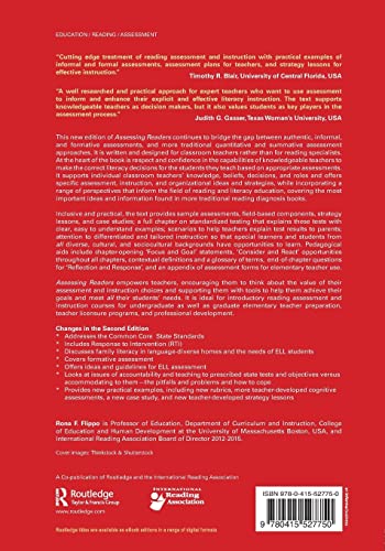 Assessing Readers: Qualitative Diagnosis And Instruction, Second Edition,New