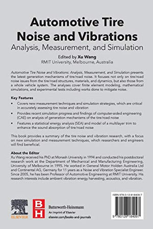 Automotive Tire Noise and Vibrations: Analysis, Measurement and Simulation,Used
