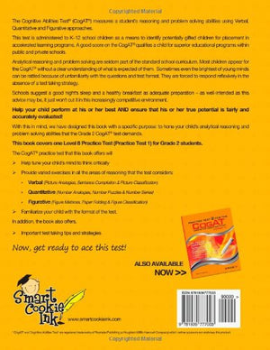 Practice Test 1 for the CogAT  Form 7  Grade 2 (Level 8): CogAT  Grade 2 (Practice Test for the CogAT  Form 7  Grade 2),Used