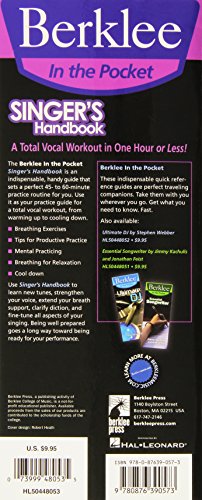 Singer'S Handbook: A Total Vocal Workout In One Hour Or Less! (Berklee In The Pocket),New