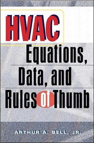 Hvac Equations, Data And Rules Of Thumb-used