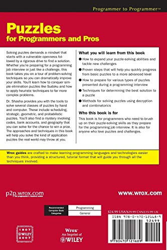 Puzzles for Programmers and Pros,Used