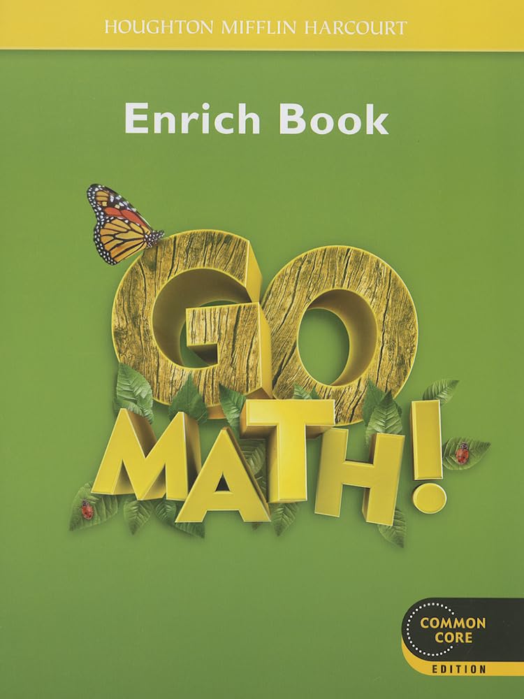 Student Enrichment Workbook Grade 1 (Go Math!),Used