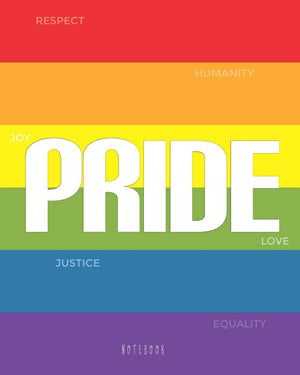 Pride: LGBT Motivational Notebook 8x10