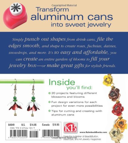 Create Colorful Aluminum Jewelry: Upcycle cans into vibrant necklaces, rings, earrings, pins, & bracelets,Used
