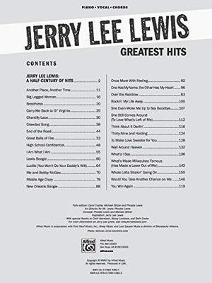 Jerry Lee Lewis  Greatest Hits: Piano/Vocal/Chords