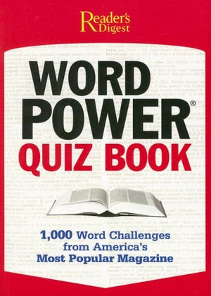Reader's Digest Pocket Guide: Word Power Quiz Book,Used