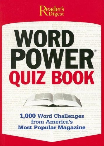 Reader's Digest Pocket Guide: Word Power Quiz Book,Used