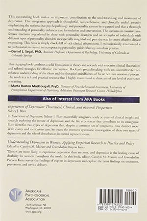 PersonalityGuided Therapy for Depression (PersonalityGuided Psychology),Used