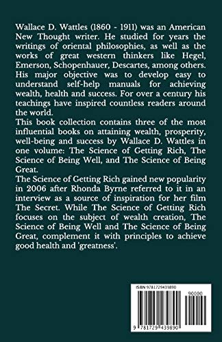 The Science of Getting Rich, The Science of Being Well, The Science of Being Great  The Classic Wallace D. Wattles Trilogy,Used