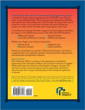 Calculus Refresher for the Fundamentals of Engineering Exam,Used
