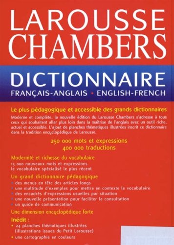 Larousse Chambers Advanced Dictionary: EnglishFrench; French English (English and French Edition),Used