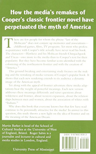 The Lasting of the Mohicans: History of an American Myth (Studies in Popular Culture),Used