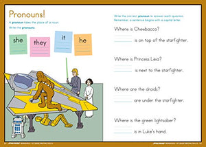Star Wars Workbook: 1St Grade Writing Skills (Star Wars Workbooks),New