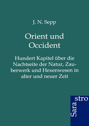 Orient und Occident (German Edition),Used