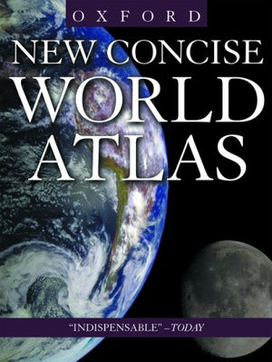 Oxford New Concise World Atlas,Used