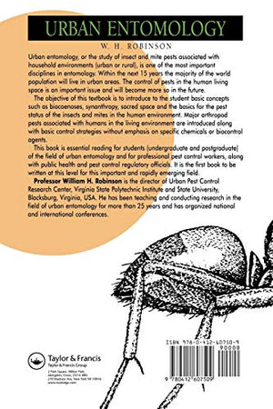 Urban Entomology: Insect and Mite Pests in the Human Environment,Used