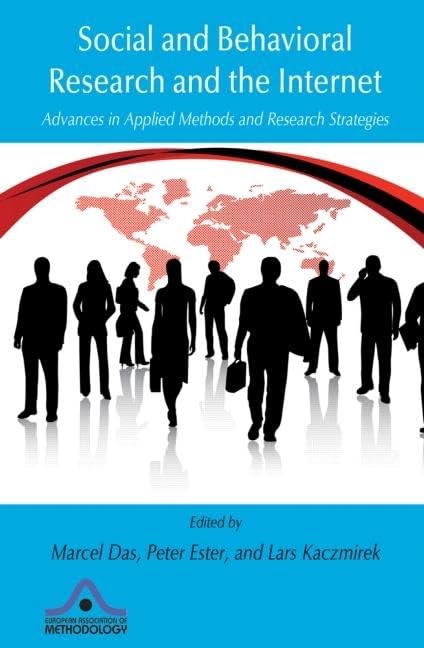 Social and Behavioral Research and the Internet (European Association of Methodology Series),Used