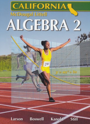 Holt McDougal Larson Algebra 2: Student Edition 2007,Used